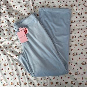 Juicy Couture Blue Velour Track Pants NWT